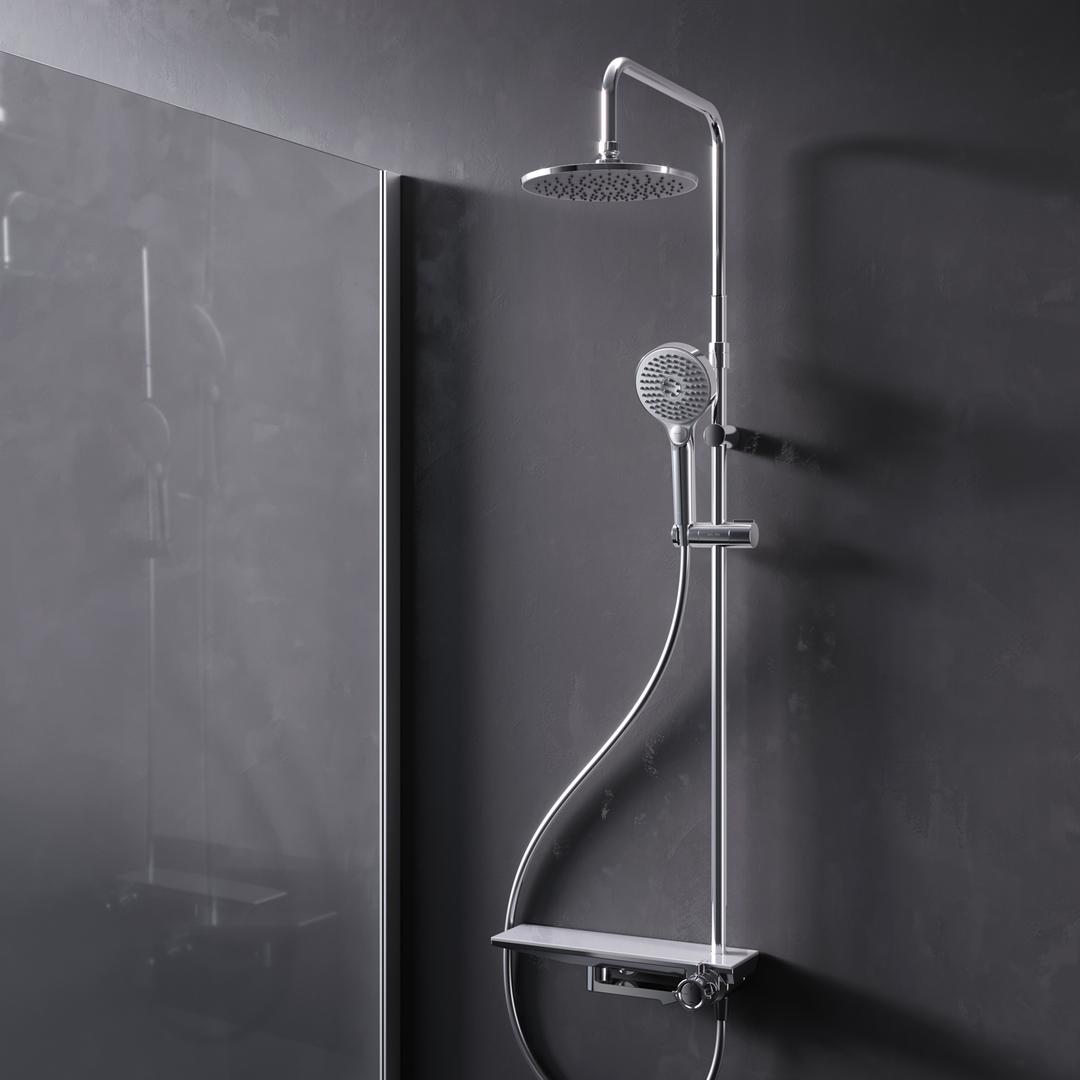 Product F07NA700 Flash ShowerSpot with shelf mixer