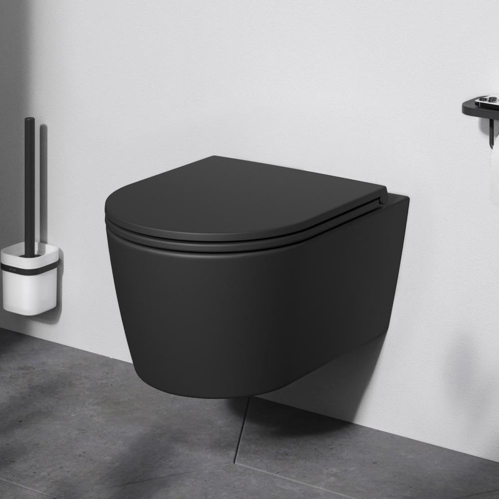 Product CFA1700MBSC Func Rimless Wall-Mounted WC with soft-closing seat